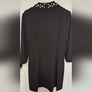 Karl Lagerfeld Black Garment with Pearl Details
